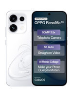 OPPO Reno16c 5G (Starry White, 256 GB) (12 GB RAM)