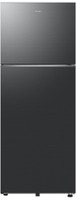 Samsung 467 L Frost Free Double Door Top Mount 2 Star Refrigerator (Black Caviar Matte, RT80H51C2FHL)