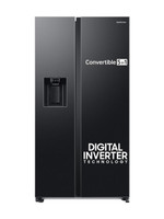 Samsung 633 L Direct Cool Side by Side 3 Star Refrigerator (Black DOI, RS78CG8543B1HL)