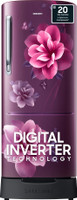 Samsung 183 L Direct Cool Single Door 4 Star Refrigerator with Base Drawer  with Digital Inverter