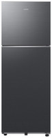 Samsung 350 L Frost Free Double Door Top Mount 3 Star Refrigerator (Black Caviar Matte, RT38HG5A43B1HL)