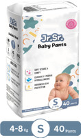 Jr. Sr. Baby Diaper Pants with Advanced Leak Protection | Soft & Comfortable | Pack of 1 Pant Diapers - S (40 Pieces)