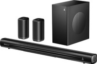 boAt Aavante Prime 5.1 5050D, Dolby Audio, Wireless Satellites, Free Installation 500 W Bluetooth Soundbar (Premium Black, 5.1 Channel)