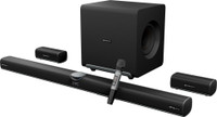 ZEBRONICS Juke Bar 11000 Dolby Atmos,DTS:X,Wireless Subwoofer & Satellite 1610 W Bluetooth Soundbar (Black, 11.2.4 Channel)