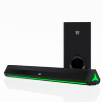 GOVO GOSURROUND 920|Wireless Subwoofer 200 W Bluetooth Soundbar (Platinum Black, 2.1 Channel)