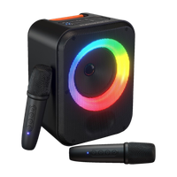 Portronics 30W Dash Wireless Bluetooth Portable Speaker,Dual Wireless Karaoke Mic,5 Hrs 30 W Bluetooth Home Audio Speaker