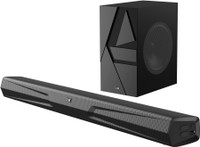 boAt Bar Quake Pro/Aavante 2.1 2450, Wireless Satellites, EQ Modes 240 W Bluetooth Soundbar (Premium Black, 2.1 Channel)