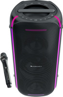 ZEBRONICS Party Fyre 100 Trolley Speaker 6 Playback,Wireless Mic with Display,USB, AUX 90 W Bluetooth Party Speaker (Black, Mono Channel)