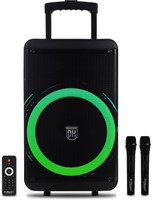DH Discovery Partypop 900W (6Hrs Playtime,2 Wireless Mic,Guitar Input,TWS & EQ Mode) 900 W Bluetooth Party Speaker (Black, 2.0 Channel)