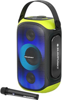 Blaupunkt Party Cube I 9 Aura Light Modes | DR Tech Sound | Bass Boost | 90 W Bluetooth Party Speaker (Black, Stereo Channel)