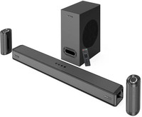 ZEBRONICS Surround Dolby Atmos with Subwoofer 525 W Bluetooth Soundbar (Black, 5.2.4 Channel)