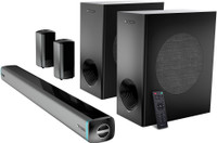 ZEBRONICS Juke Bar 9550 Pro (SBSPK C1), Dolby Audio, Dual Subwoofer & Satellites, BT v5.3 625 W Bluetooth Soundbar