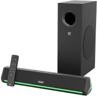 GOVO Gosurround 600 90 W Bluetooth Soundbar (Platinum Black, 2.1 Channel)