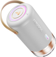 boAt Nirvana Luxe, 360 Spatial Audio,LDAC, Dual Drivers, 15Hrs Battery, App Support 100 W Bluetooth Home Audio Speaker (Ivory White, Mono Channel)