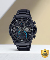 CASIO EQS-940DC-1BVUDF Edifice Black Dial Stainless Steel Band Analog Watch  - For Men