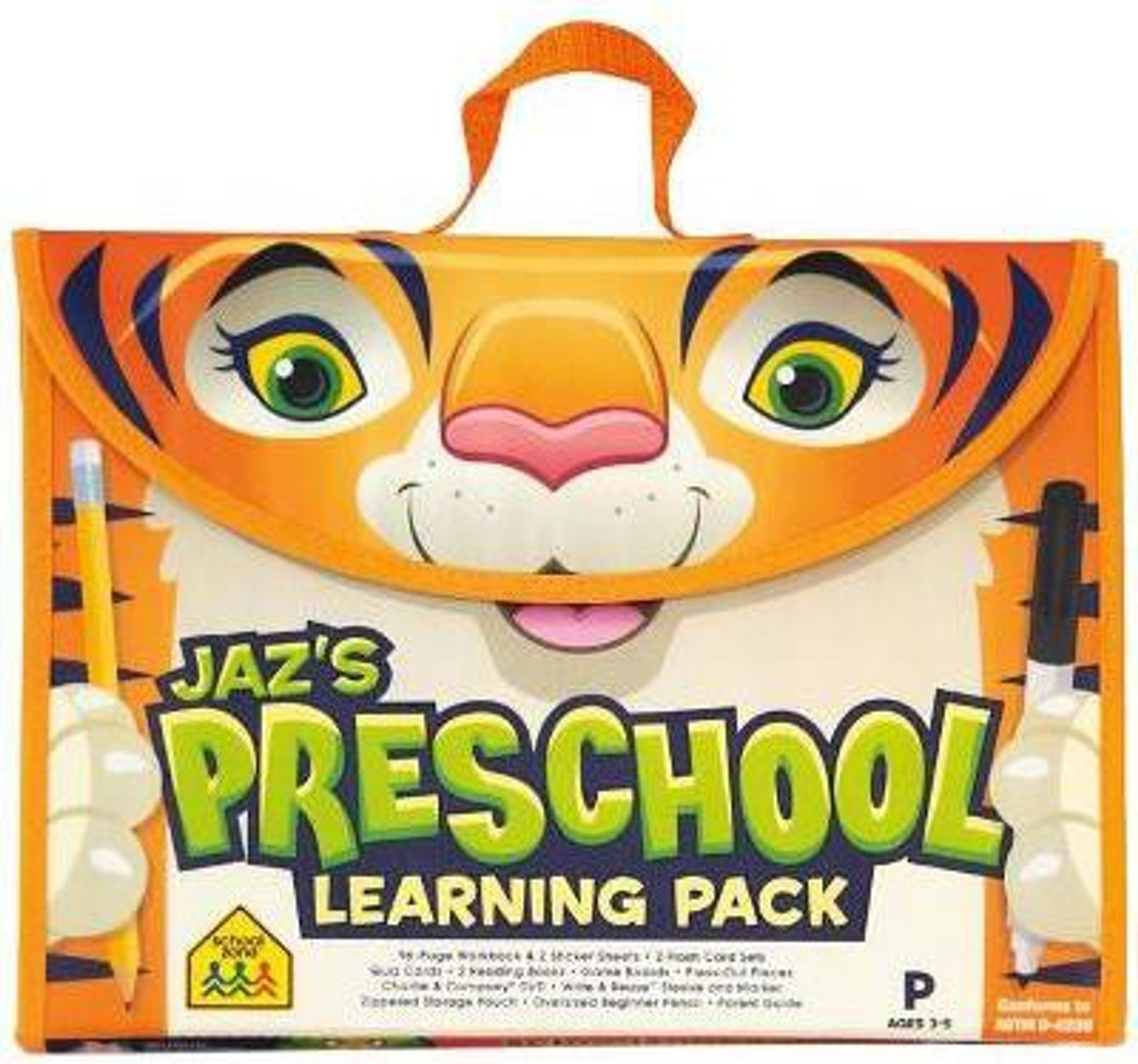 School Zone Jaz's Preschool Learning Pack (English, General merchandise, Zone School)