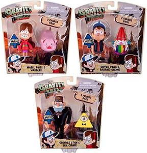 Gravity falls 3-Inch Action Figure Dipper Pines & Barfing Gnome