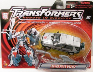 TRANSFORMERS Rid Robots In Disguise Xbrawn (Silver) Autobot (2001 ...