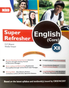 Mbd English Core Super Refresher Class 12 Buy Mbd English Core Super