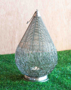 Wire Tree Tea Light Orange Tree Stupa wire mesh nickle Iron 1 - Cup Tealight Holder Price ...