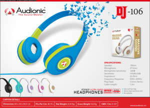 Audionic DJ-106 Bluetooth without Mic Price in India - Buy Audionic DJ ...