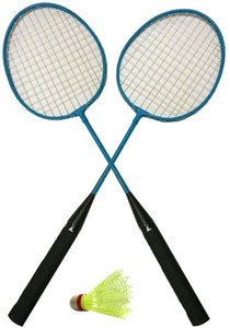 Heega Lion king Badminton Racket (blue,black) Blue, Black Strung ...