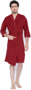 Superior Maroon Free Size Bath Robe - Buy Superior Maroon Free Size ...