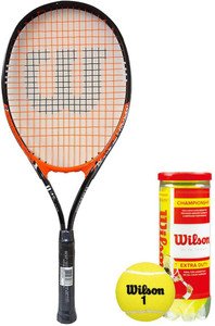 Match Point Tennis Racket WILSON Racquet and Ball Tennis Kit (Match Point Tennis Racquet for ...