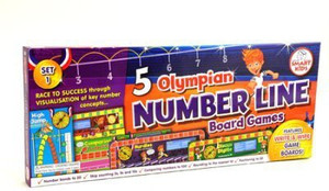 LearningLAB 5 Olympian Number Line Board Games Set 1, Grades K-1 Price ...