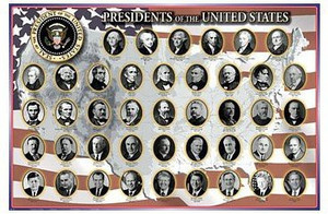 Generic Presidents Of The United States Educational Poster Print Price ...