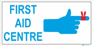 Safety World First Aid Sign-About First Aid Center-Right Side Direction ...