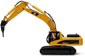 Pelle Hydraulique Jouet 1:60 En Métal - Modèle Die-cast Jaune, Boîte Non Ouverte