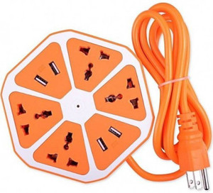 Power Spike Usb NICK JONES Hexagon 6 Ports Multi-purpose Charging Station USB Charger ...