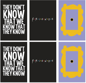 Set of 6 posters rolled in a tube with They Don't Know That we Know ...