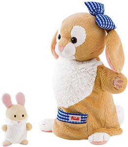 Trudi Puppet Rabbit with Baby Soft Toy - Puppet Rabbit with Baby Soft ...