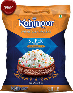 KOHINOOR Super Silver Basmati Rice (Long Grain) Price in India - Buy ...