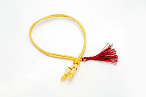 स्पार्कल Necklace Back Rope Colorful (Light Golden) dori for Silk ...
