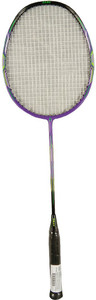 Thrax Streak X 102 79Gms weight 30 Lbs Tension Badminton Racket Purple ...