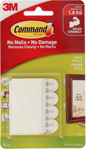 Command Command Small Picture Hanging Strips , 8 strips Hook Hook 1 ...
