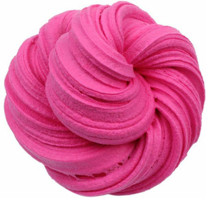 Juliana Fluffy Stretchy Non Sticky Scented Dark Pink Slime Putty Toy in ...