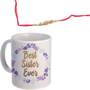 COLOR YARD Religious Sku3626 Plastic (PVC) Rakhi, Mug Set Price in ...