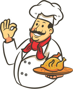 Indian Chef Sticker HAPPYSTICKY 50 cm Chef Medium Vinyl Wallsticker (40 cm x 50 xm) Self ...
