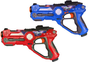 Power Rangers Ninja Steel Laser Tag 4-Team Blasters Guns & Darts ...