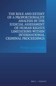 The Role and Extent of a Proportionality Analysis in the Judicial ...