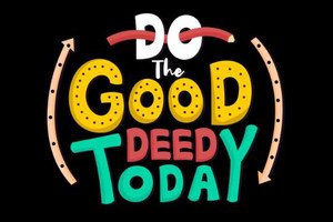 Good Deed Art Wall Poster Without Frame Paper Print - Quotes ...