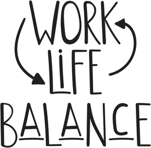 KD work life balance Sticker Poster|Motivational poster Paper Print ...