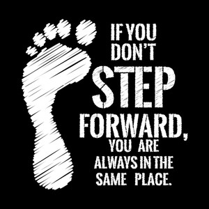 if you don't step |Motivational Poster|Inspirational Poster Paper Print ...