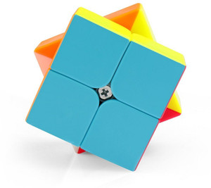 Rubix Cube Sticker Less AGAMI 2x2 Stickerless Ultra Smooth High Speed Rubix Cube - 2x2 ...