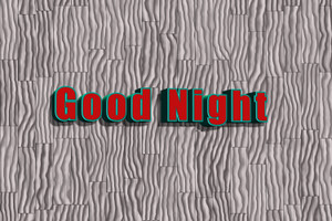 good night red Sticker Poster|Poster for room|High quality Paper Print ...