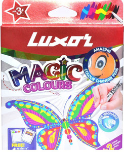 Flipkart.com | LUXOR Magic Colours (Pack of 5) - Magic Colour Pens
